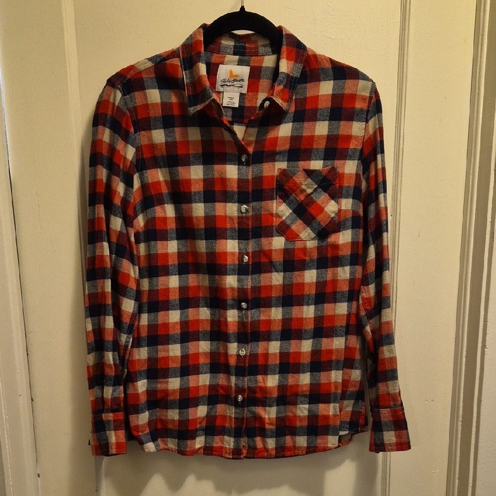 Field & Stream Women's Flannel Button Down Shirt